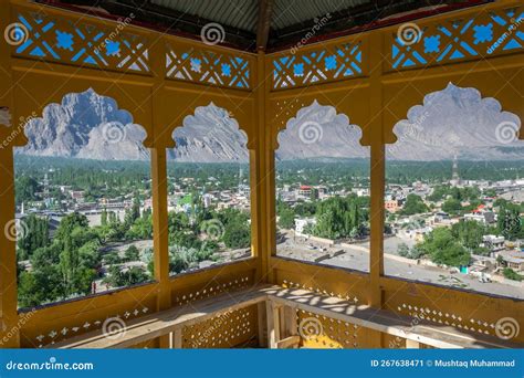 Skardu City View from a Balcony Stock Image - Image of indus, nature ...