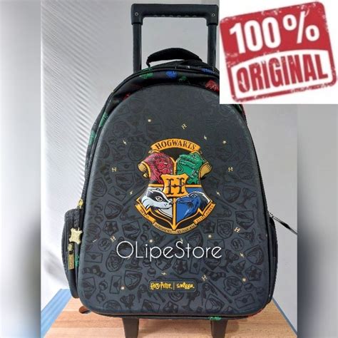 Jual SMIGGLE Harry Potter Trolley Backpack Tas Troli Trolley Smiggle