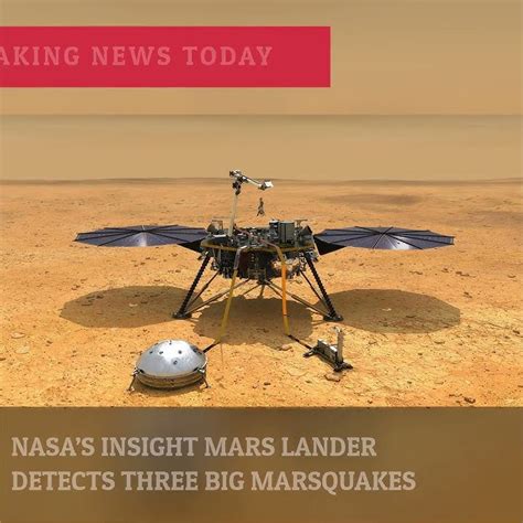 Nasas Insight Mars Lander Detects Three Big Marsquakes News Shorts