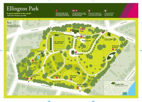 Ellington Park Map | Visiting | Ellington Park