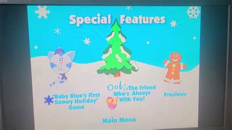 Blues Clues Blues First Holiday 2003 Dvd Menu Youtube