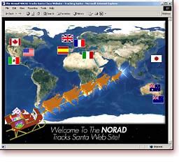 The Annual NORAD Tracks Santa Claus Website - History