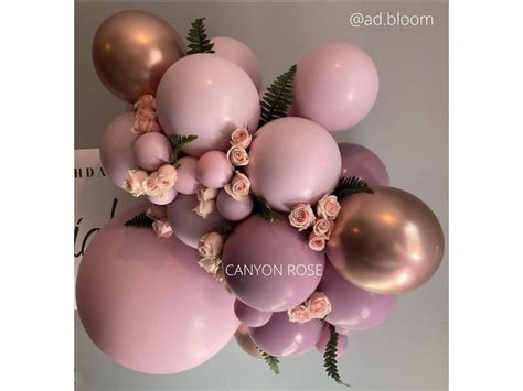 Pink Biodegradable Balloons / Pink Balloon Garland Blush - Etsy