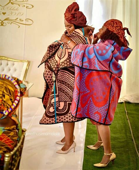 Beautiful Basotho Traditional Blanket Attire for wedding – styles 2d