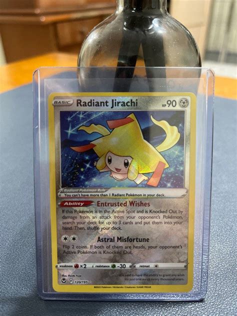 Radiant Jirachi Holo Pokemon Silver Tempest Nm Hobbies Toys