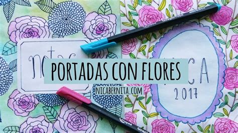 Las Mejores 184 Portadas Para Libretas De Flores Mx