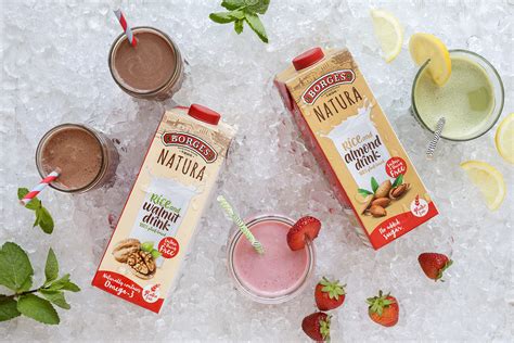 Sacia tu sed con las bebidas vegetales Borges Natura - Borges