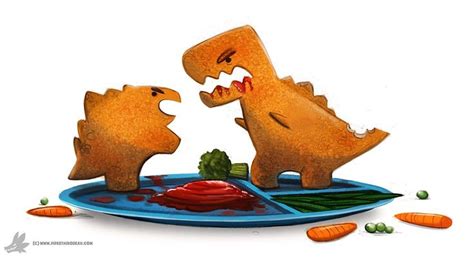 Always fun to play with your dinosaur nuggets... : r/chickennuggets