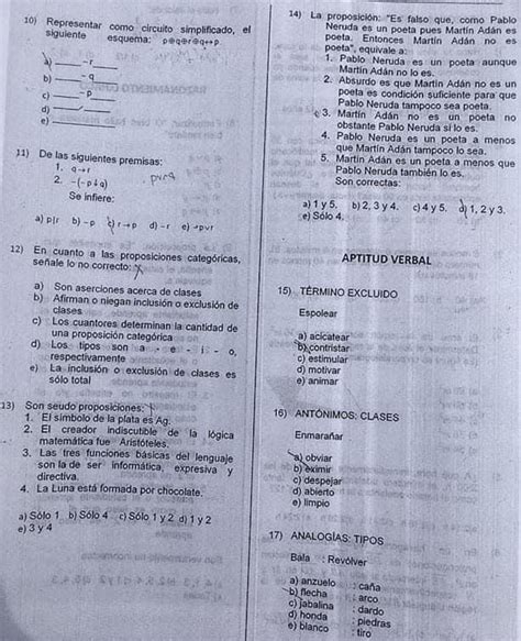 Examen Ingreso Universidad Nacional De Piura Solucionario Unp