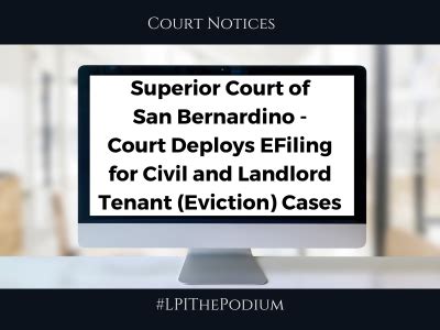 Superior Court of San Bernardino - Legal Professionals, Inc. - LPI ...