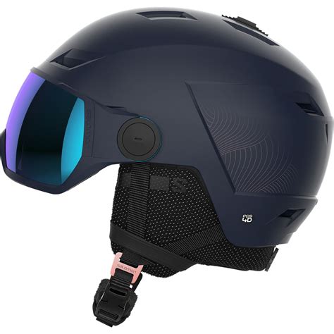 Salomon Icon Lt Visor Casque De Ski à Visière Bleu Foncé