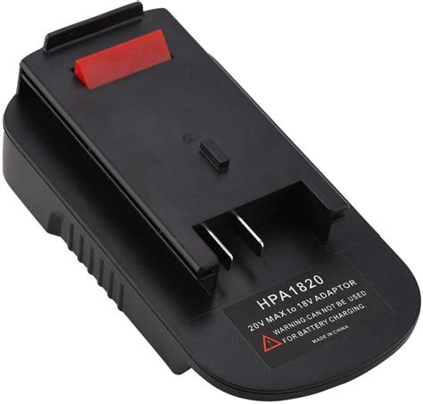 20v Battery Adapter Compatible With Black And Decker 20v Lithium Battery