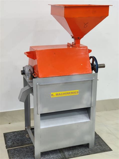 Semi Automatic Painted Wheat Skin Pieeling Machine Single Phase