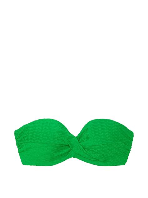 Buy Mix Match Twist Push Up Bandeau Top Island Jade Order Bikini Top Online Victoria S