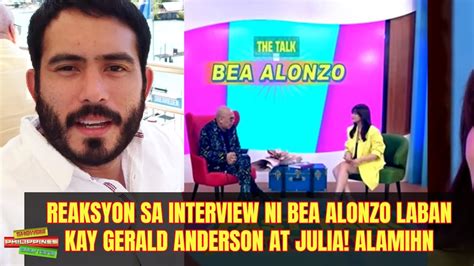 Reaksyon Ni Gerald Anderson At Julia Barretto Sa Pasabog Interview Ni