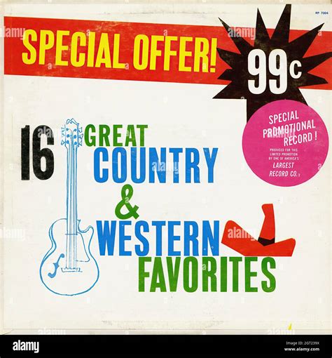 16 Great Country & Western Favorites - Vintage Country Music Album ...