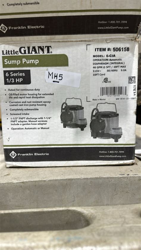 giant sump pump