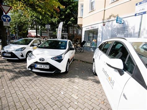 Bochum In der Hustadt können E Fahrzeuge ausgeliehen werden