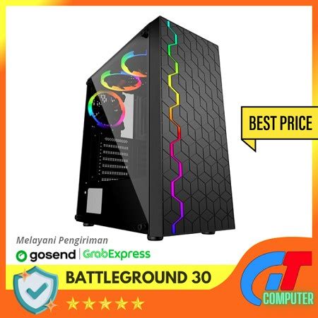 Jual Casing Simbadda Battleground Atx Matx Tempered Glass Gaming