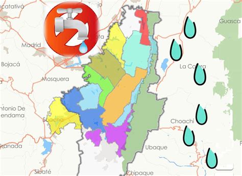 Mapa Interactivo Racionamiento De Agua En Bogot Pm Noticias