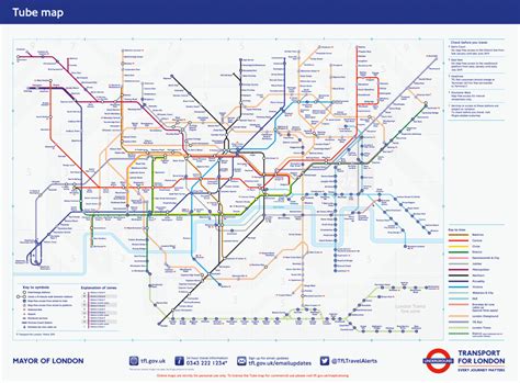 The London Tube Map Archive With Printable London Tube Map Pdf ...