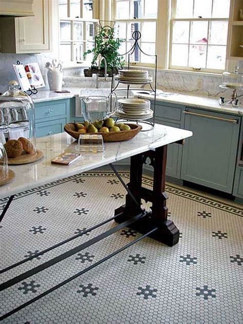 Black And White Tile Kitchen Floor Ideas Decoomo