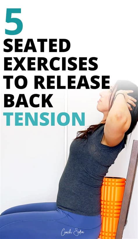 5 Seated Chair Exercises For Back Pain Coach Sofia Fitness