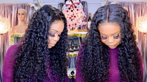 Quick Easy How To Installed Your Lace Closure Wig Deep Wave Wig