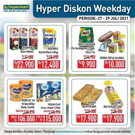 Cek Promo Hypermart Weekday Juli Diskonan Hari Kerja