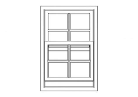 SLIDING WINDOW ELEVATION | FREE CADS