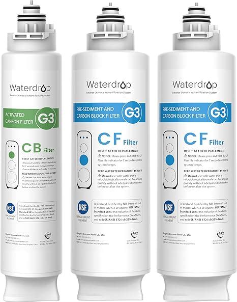 Amazon Waterdrop G Replacement Filter Year Combo Pack Of Wd