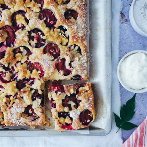 Zwetschgenkuchen M Rbeteig Mit Streusel Blech Zwetschgenkuchen Vom