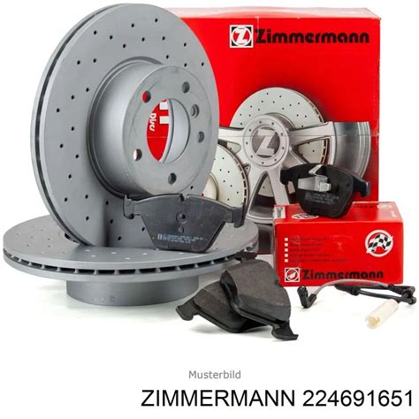 22469.165.1 Zimmermann колодки тормозные передние дисковые