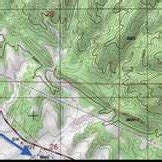 Modified Topographic Map From The USGS National Map Website Showing