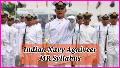 Indian Navy Agniveer MR Syllabus 2024 Exam Pattern Check Here