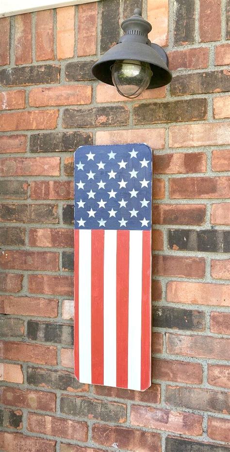 DIY Wooden American Flag