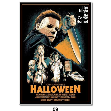 Poster Filme 09 Halloween A Noite Do Terror 1978 Cartaz Cinema