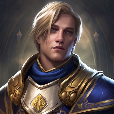 Prince Anduin Wrynn World Of Warcraft Print Warcraft Art