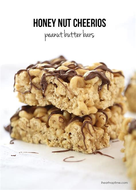 Honey Nut Cheerios Peanut Butter Bars Recipe Dessert Recipes Desserts Peanut Butter Bars