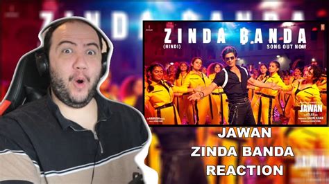 Jawan REACTION Zinda Banda Song Shah Rukh Khan Atlee Anirudh