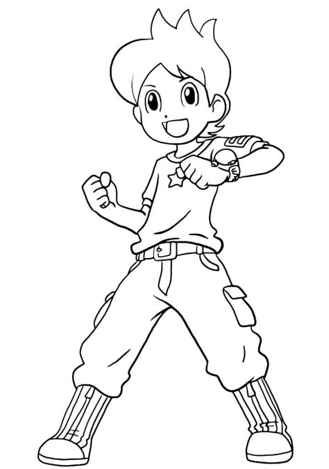 Dibujos De Kenny Forester Yo Kai Watch Para Colorear Para Colorear 1056