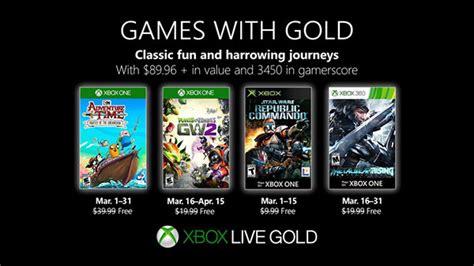 Xbox Live Gold free games for March 2019 announced - Gematsu