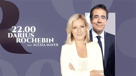 Le H Darius Rochebin Avec Alexia Mayer Du Janvier