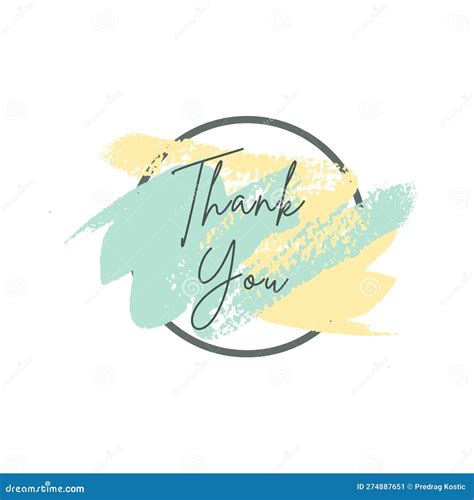 Thank you logo stock illustration. Illustration of pattern - 274887651