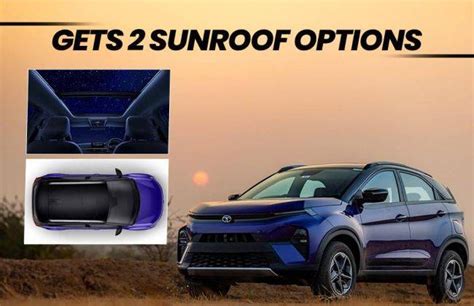 Tata Nexon Now Available With Both Single Pane And Panoramic Sunroof ...