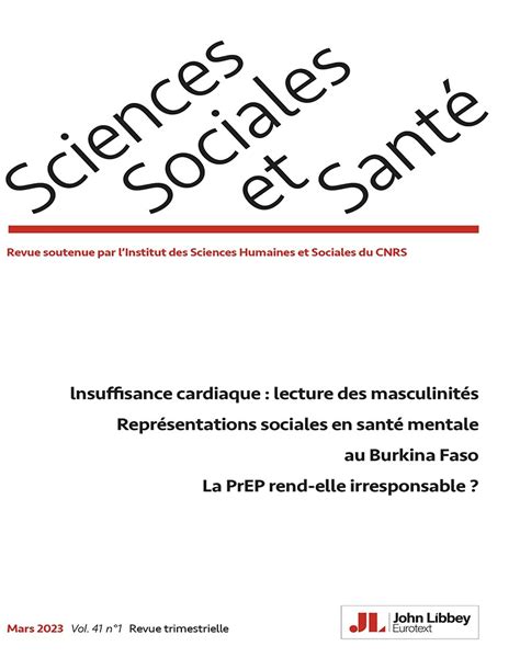 Revue Sciences sociales et santé 2023 3 Cairn info