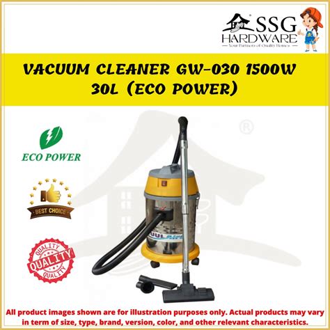 Vacuum Cleaner Gw 030 1500w 30l Ecopower Heavy Duty Wetanddry Vacuum