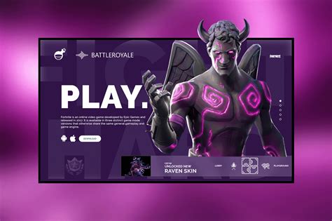 Fortnite Website Design | Adobe Xd on Behance