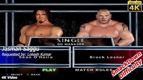 WWE SmackDown Here Comes The Pain Sean O Haire Vs Brock Lesnar