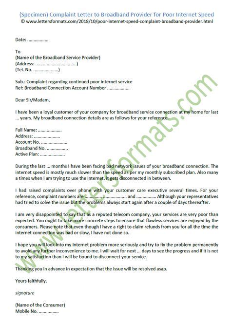 Request Letter For Internet Connection Template Detrester